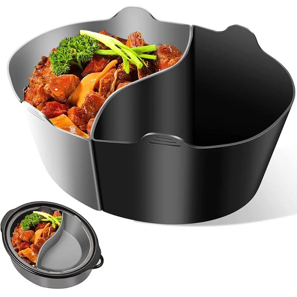 NIB Silicone Slow Cooker Divider Liners For 6 QT Crock pot - Picture 1 of 10
